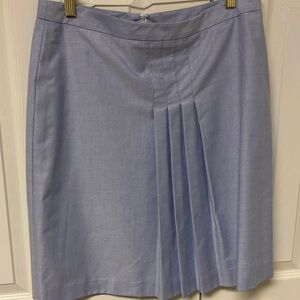 Brooks Brothers Light Blue A-Line Skirt